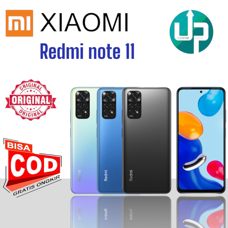 Xiaomi Redmi Note 11 4/128GB Snapdragon 680 NFC - Fast Charging 33W - Baru Garansi resmi