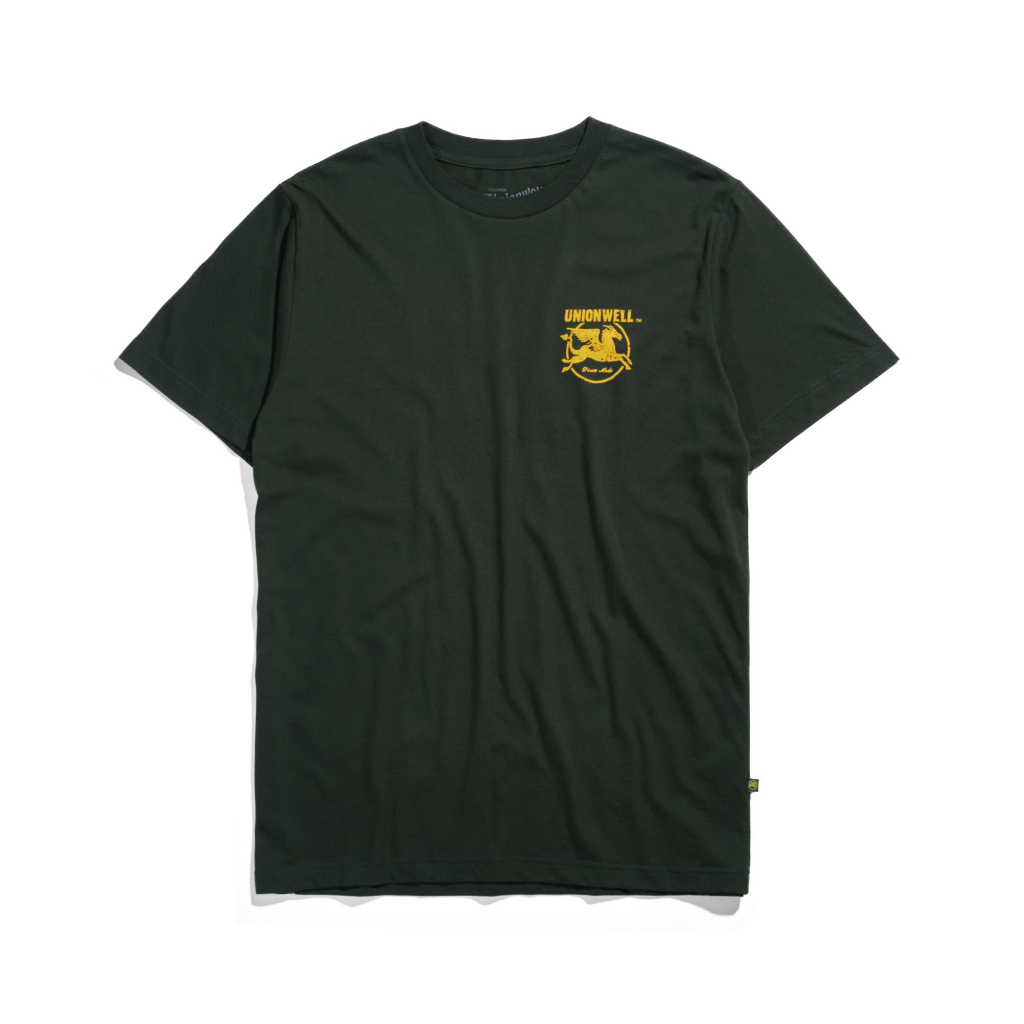 Unionwell T-shirt Unionround Logo Green