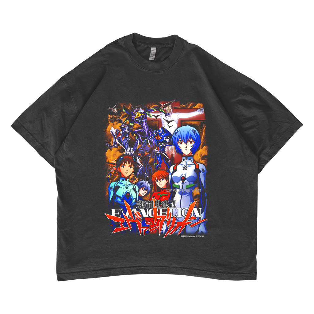 Evangelion Bootleg Style Oversize Tee