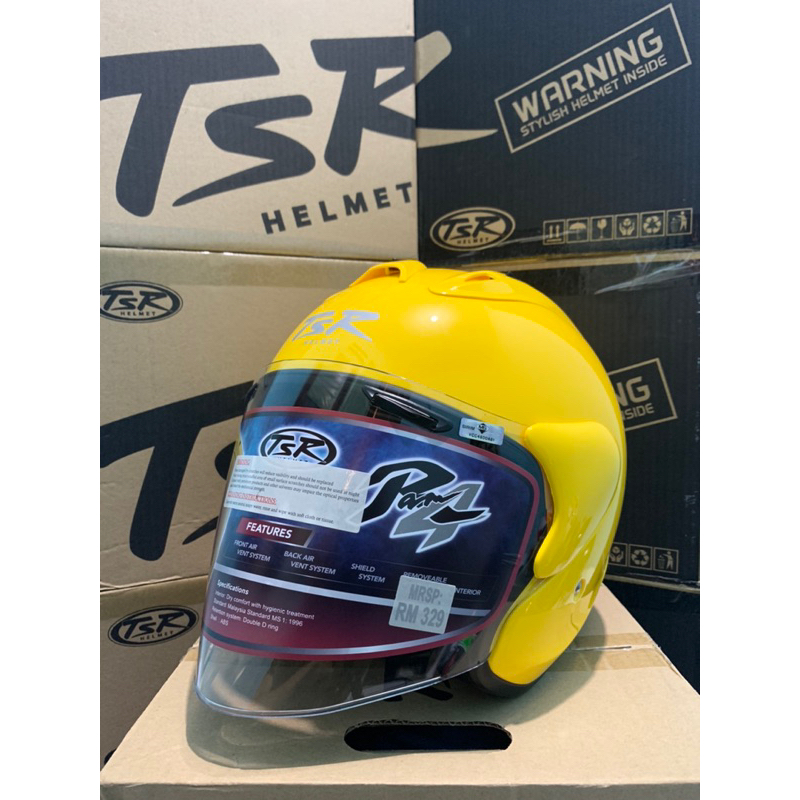 Helm TSR ram4 Yellow Yamaha