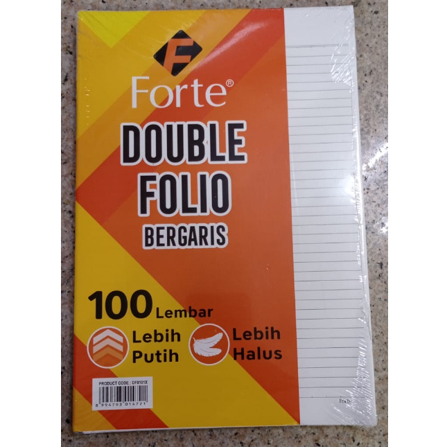 Kertas Double Folio Bergaris 100 Lembar