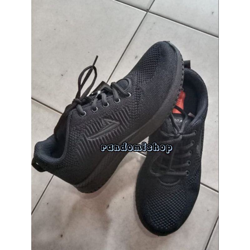 Sepatu Sekolah Unisex Sepatu Sekolah Pro Att Jim 112 hitam polos (baca deskripsi)