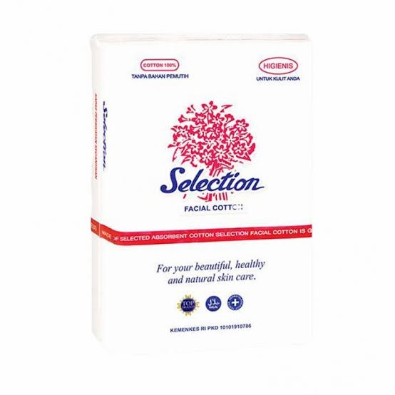 Selection Facial Cotton Kotak 35gr | Kapas Selection Kotak - Kapas Kotak 35gr