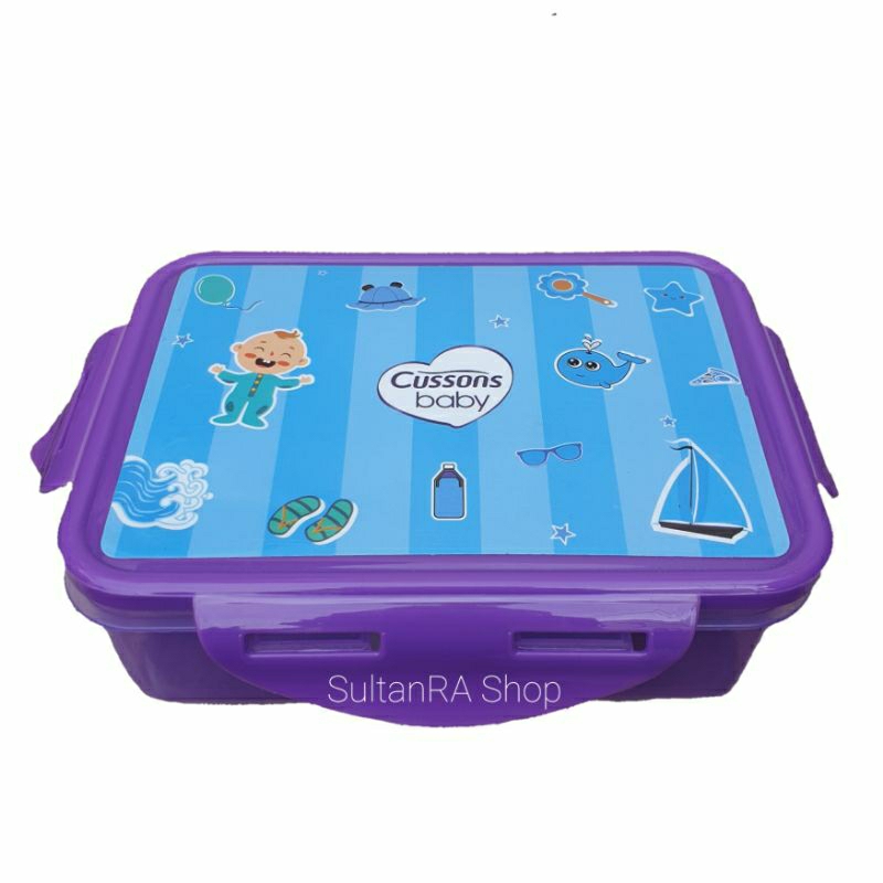 Lunch Box  | Kotak Makan Cussons | Tempat Makan Cussons Anak Warna Random