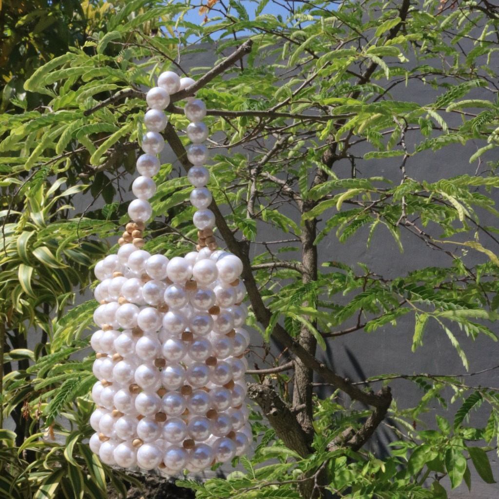 Bucket Pearl Bag // Tas Mutiara | Tas Handmade // Tas Manik-manik // Tas Pesta // Clutch Pesta