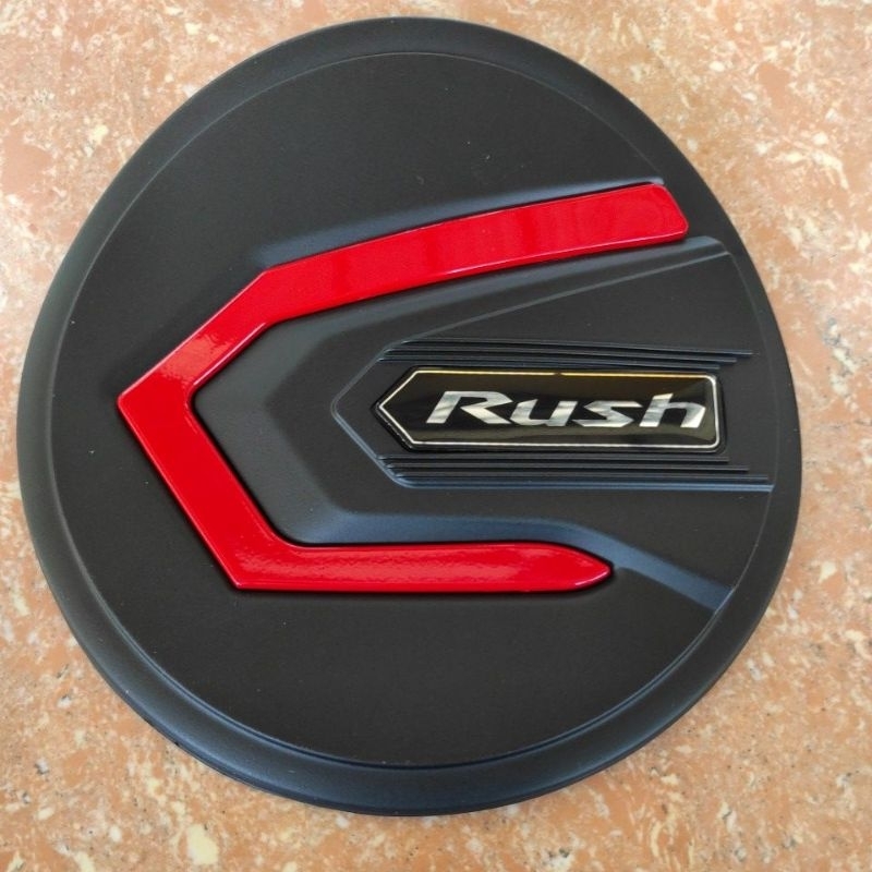 cover tutup tangki bensin toyota All new Rush 2018 sd 2023 Ultimate sport Exceed cross 2022 2021 2019 2020 hitam doff chrome crome carbon