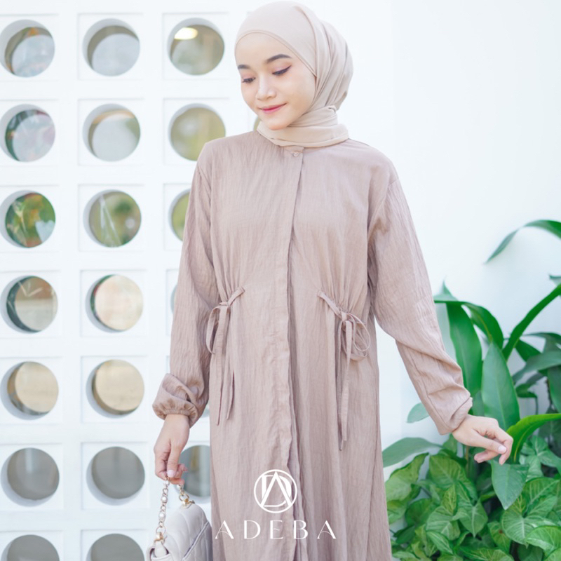 ADEBA - GAMIS PUTIH PAULA PAULINA POLO PREMIUM