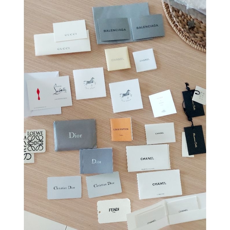 BUY 1 GET 1 Care Card branded fendi louboutin tag gucci