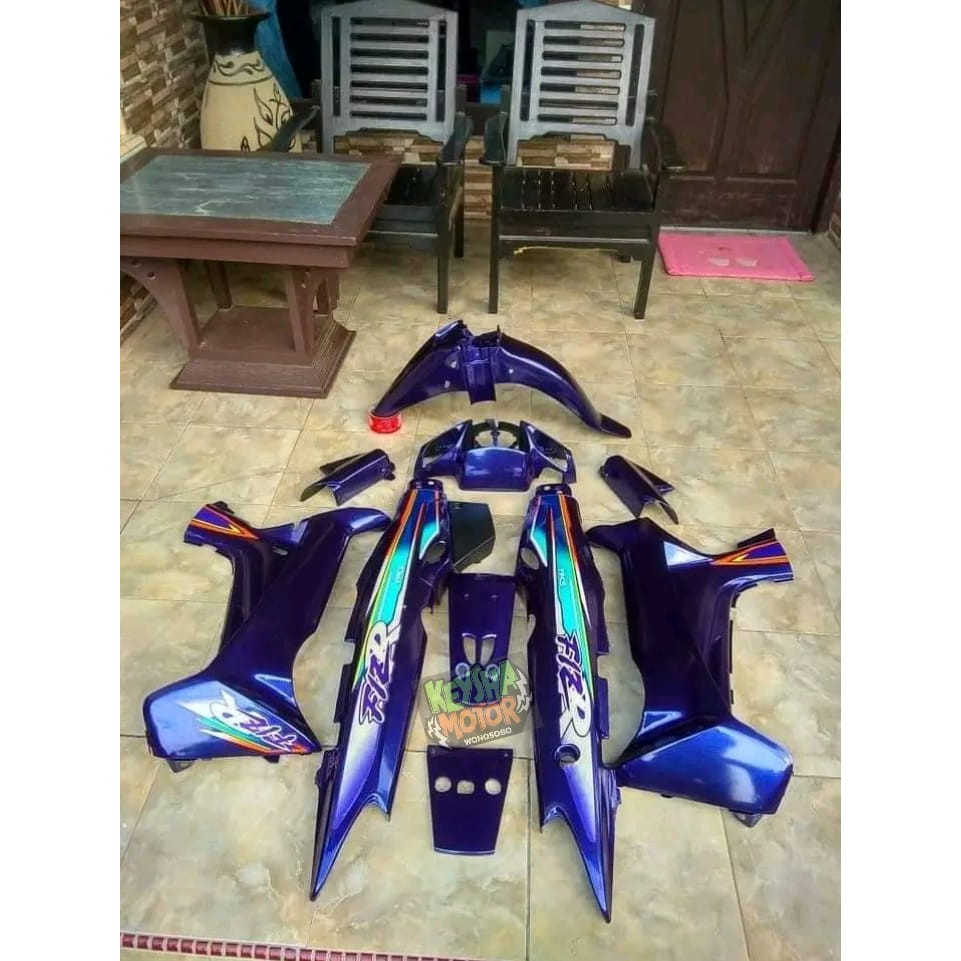 COVER BODY HALUS YAMAHA FIZ FIZR UNGU 1997