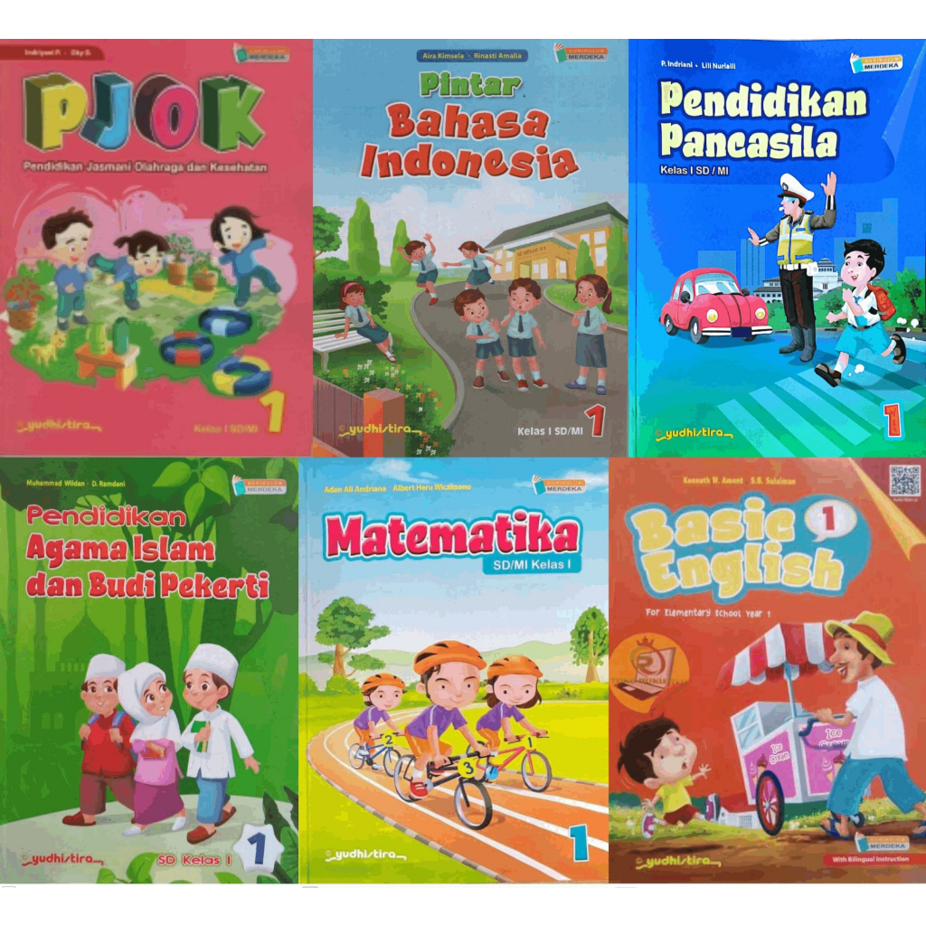 

Buku Paket Kurikulum Merdeka Penerbit(Yudhistira)| Untuk Siswa Kelas 1 SD\Mi