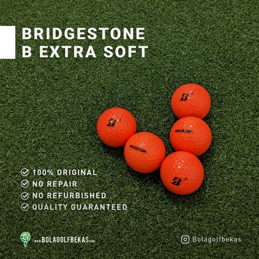 Bola golf bekas / second grade A terlaris - Bola Bridgestone "B" Extra soft - grade A, original, no 