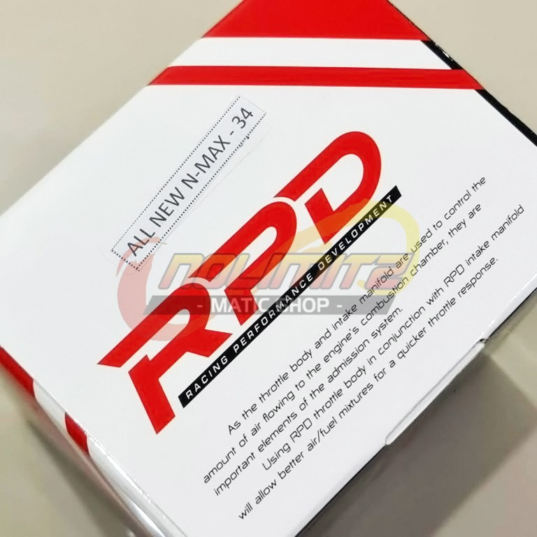 Throttle Body RPD Racing TB Yamaha NEW NMAX Aerox 155 Connected