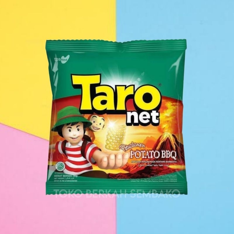 

Chiki Taro Net Potato BBQ 8gr Snack Cemilan -1 BUNGKUS