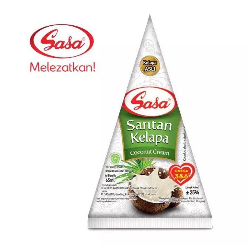 

sasa santan 65ml