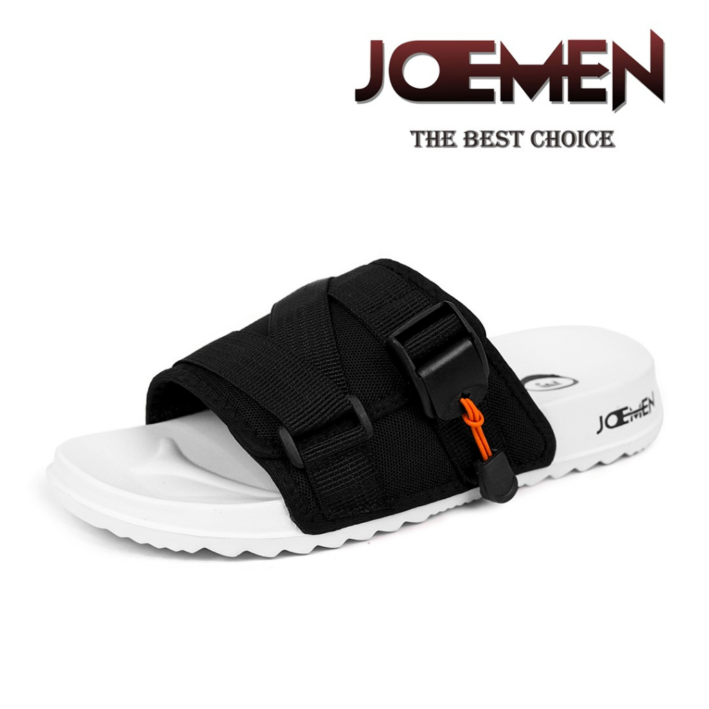 Sandal Pria Slide Joemen S 87 Original 100% Brand Lokal Slip on Sendal Anti Licin Ringan Sandal Cowok Selop Kekinian 2023