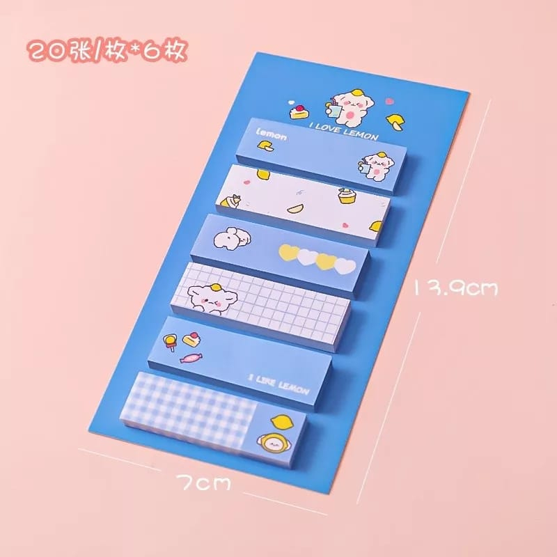 Sticky Notes Animal Unyu Pembatas Buku / sticky Memo Mini
