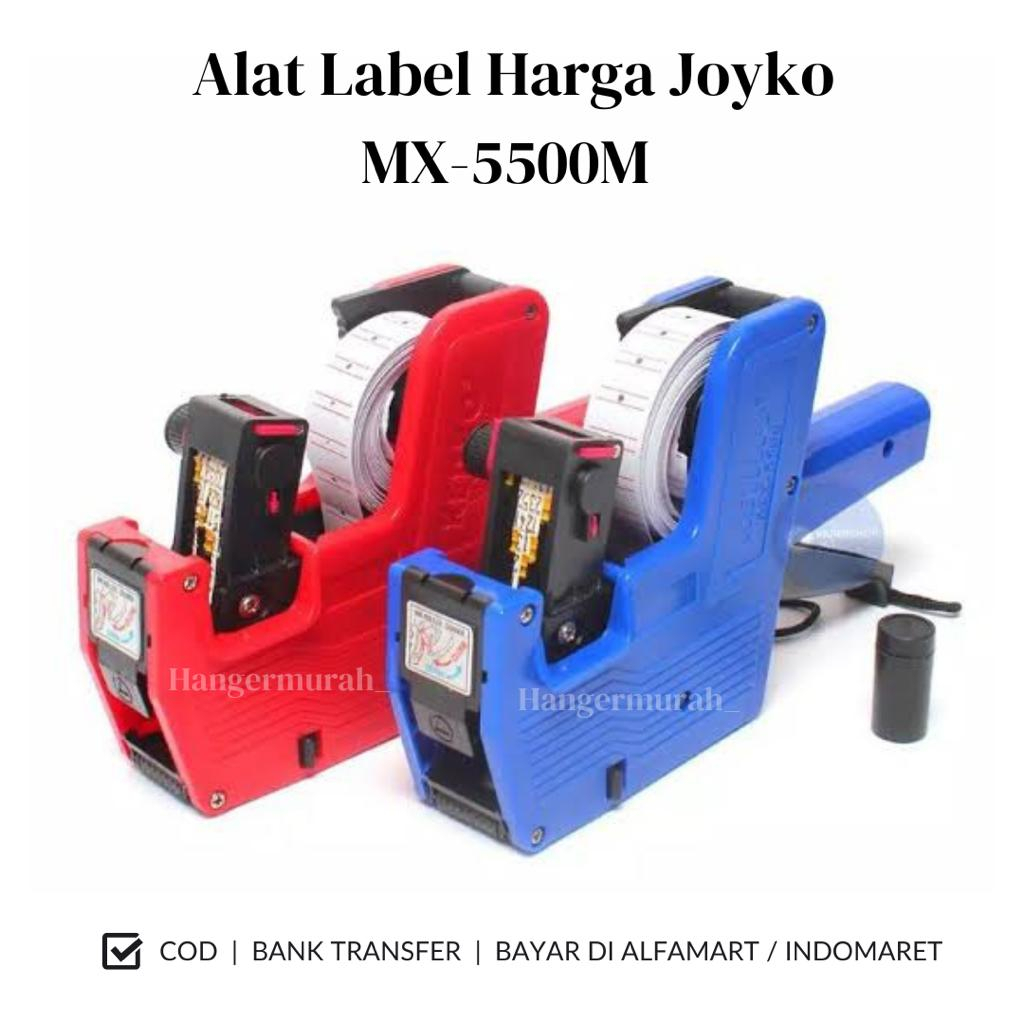 

Alat Mesin Label Harga Price Labeller Joyko MX-5500 1 Baris 8 Digit Mesin Label