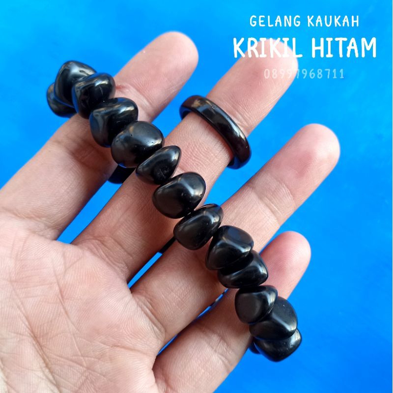 Gelang Kayu kaukah (BATU KRIKIL) Pria koka kokka kaokah kokah
