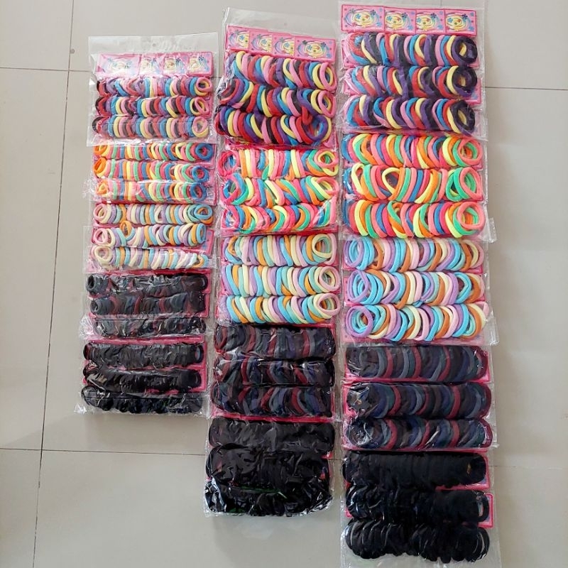 Ikat Rambut Donat 72pcs Per Pack Kvn Skj Grosir