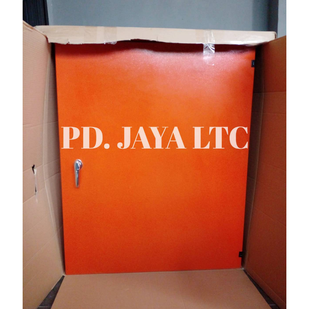 CUSTOM Box Panel Listrik Indoor Emergency  Plat 1,2mm Orange Box Panel