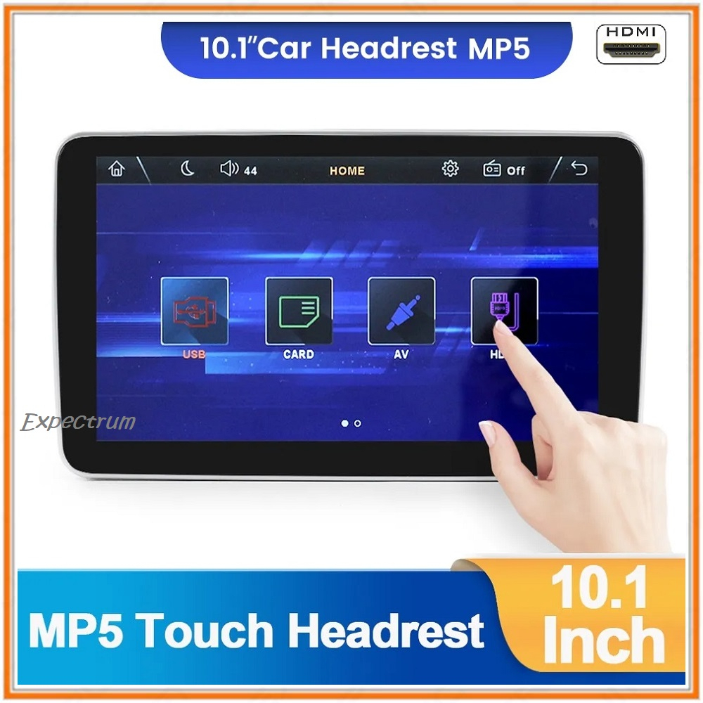 TV Headrest 10.1&quot; MP5 Touch Screen USB. TF. HDMI. 2 Video input