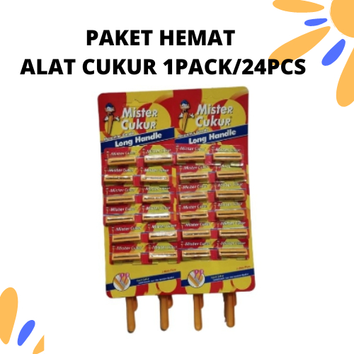 PAKET HEMAT  ALAT CUKUR 1PACK/24PCS