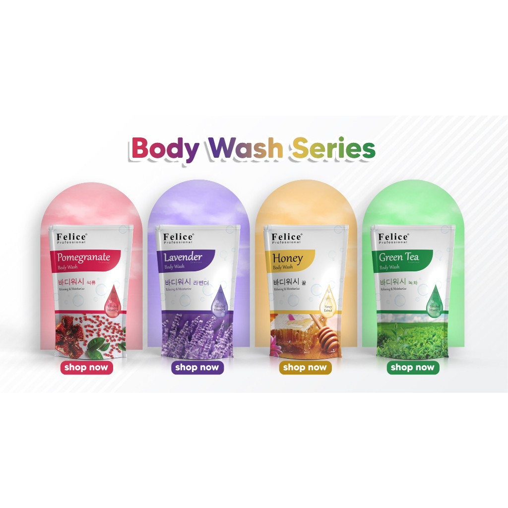 Felice Body Wash / Sabun Mandi Cair 1000ml ORIGINAL