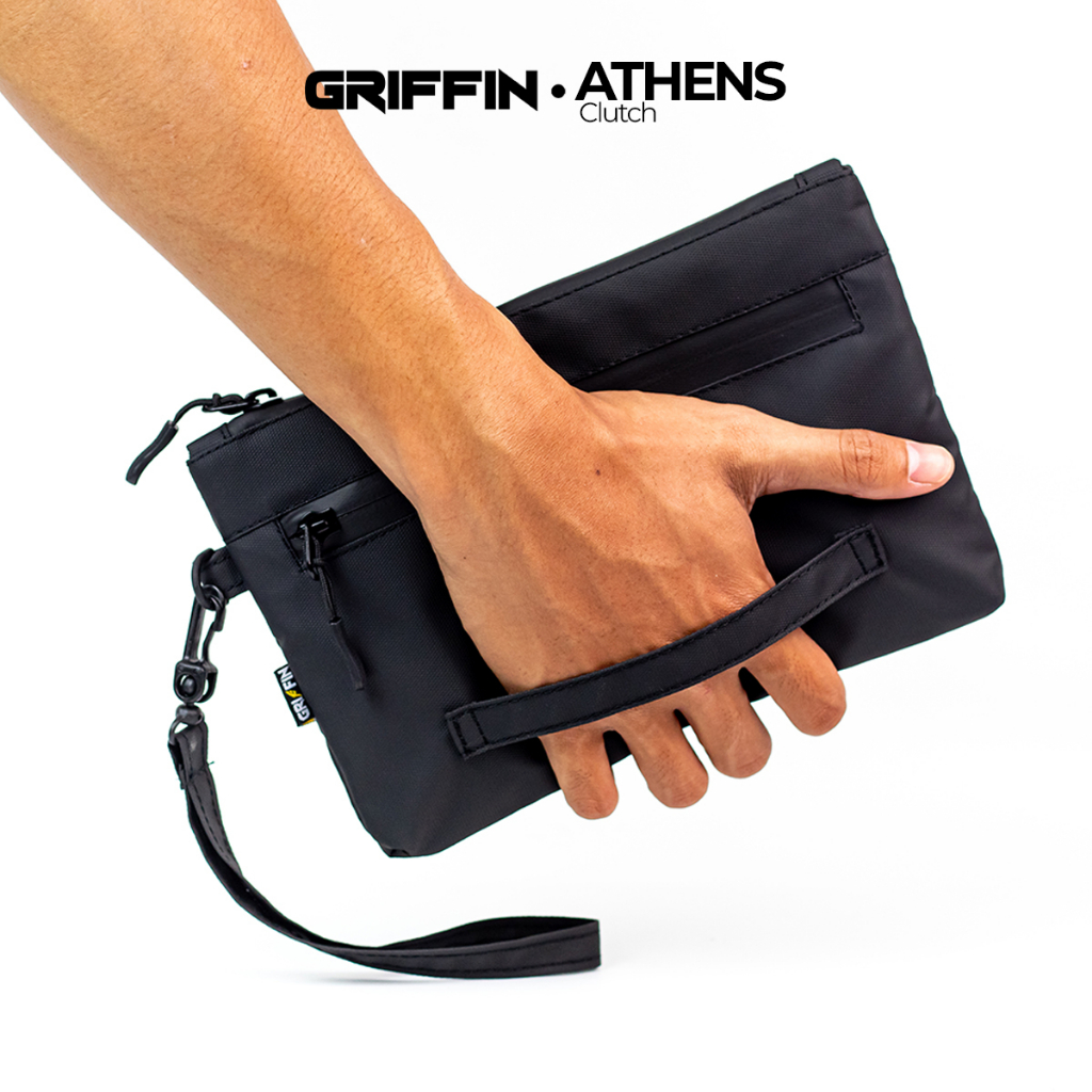 Clutch Pouch Pria Elegan Ringan Distro Branded Griffin Athens