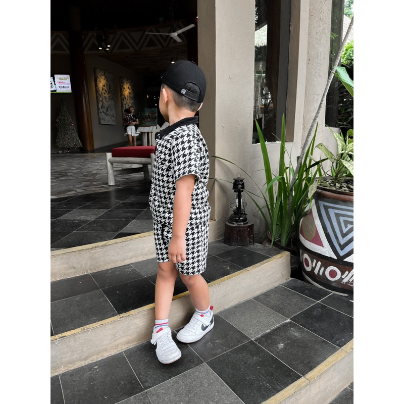 RACHIDKIDS / SETELAN ANAK HOUNDSTOOTH / HOUNDSTOOTH SET