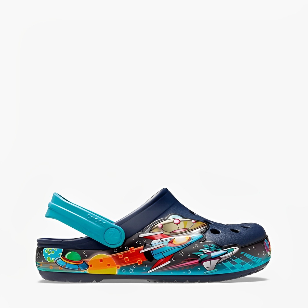 Sandal Anak Crocs Light Rocket Ship Clog Sandal Clog Anak Karakter Roket Terbaru