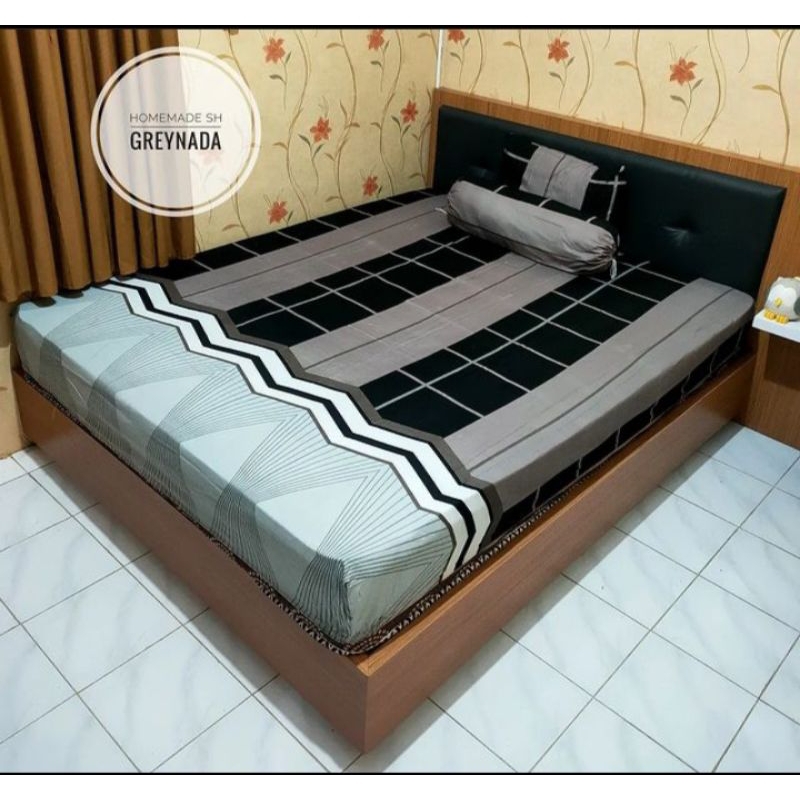 SPREI POLOS AESTHETIC KOTAK 180 ,160 , 120 HOME MADE