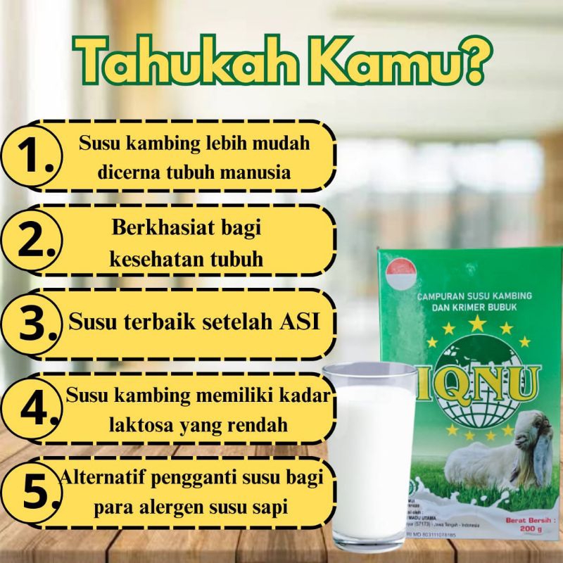 

susu kambing etawa IQNU