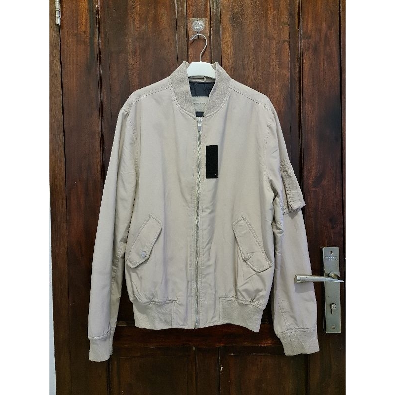 JAKET BOMBER ZARA MAN (2ND ORI) SIZE L-XL