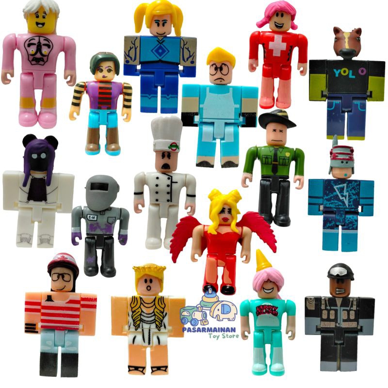 Mainan Figure Roblox Set 16 Miniatur Topper Cake Roblox Hiasan Pajangan