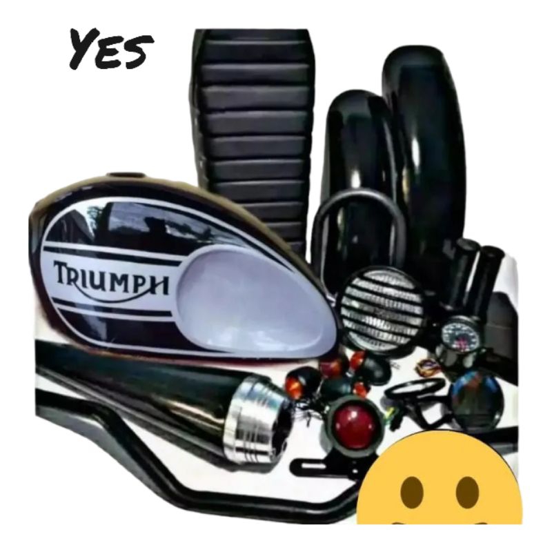 paket tangki Japstyle motor custom full set body