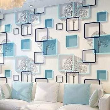 List Wallpaper Dinding 3D Foam - Silver Polos, 5 cm