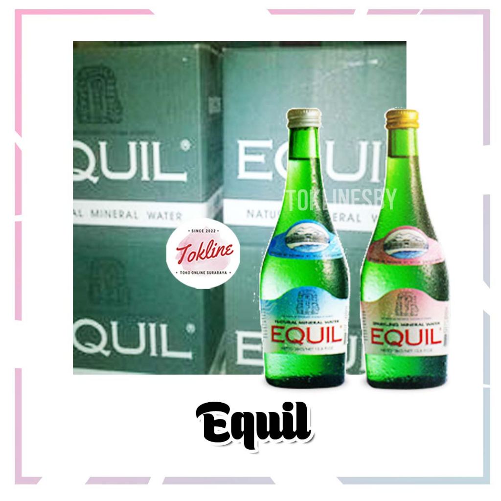 

[ 1 Karton isi 12 botol ] Equil Natural Mineral Water Sparkling 380ml