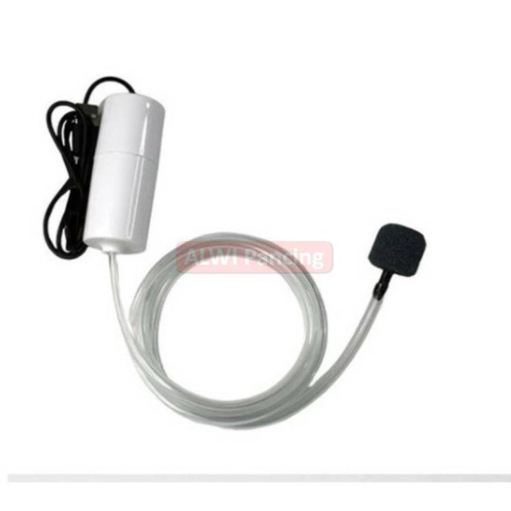 Paket Pompa Aerator + Selang + Batu Aerator Untuk Udang Vaname dan Umpan Ikan Hidup