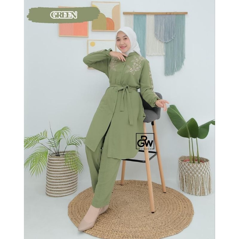 ONESET HANUM BY RGW FASHION/ ONESET TUNIK BORDIL
