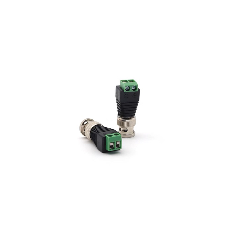 KONEKTOR Jack DC BNC Male / CCTV Connector / Video Balun Coaxial / balun BNC Connector