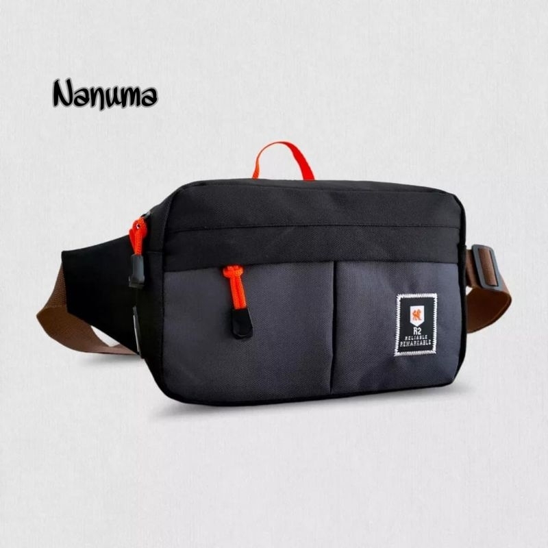 A1548 - R2 Reliable Tas Selempang Waistbag Mitrax Cordura