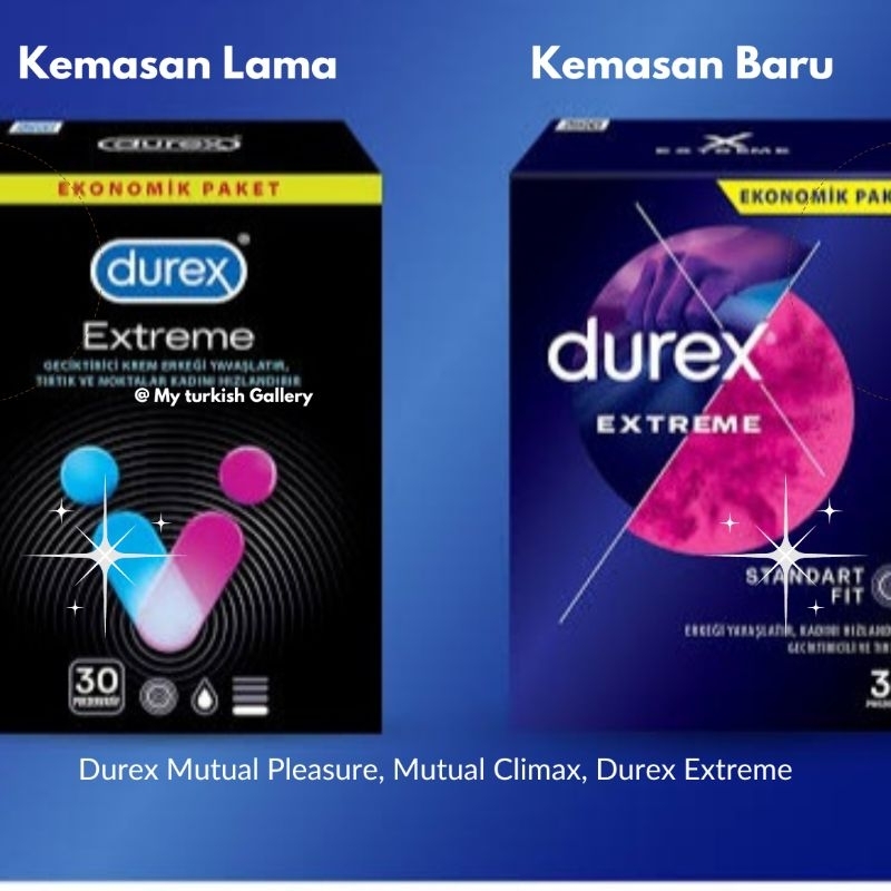 Kondom Mutual Climax Durex Mutual Pleasure Extreme, Durex Mutual Climax, Durex Extreme 30pcs, 20pcs,