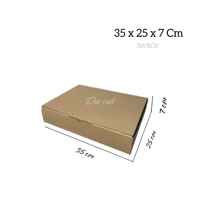 

kardus/karton uk 35x25x7 cm die cut pizza dll
