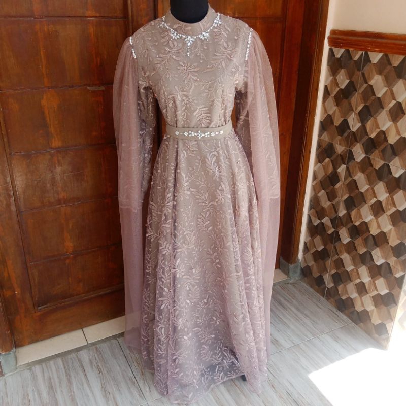 gaun terbaru gaun pesta muslim gaun formal wedding dress gamis muslim gamis kondangan gamis lamaran