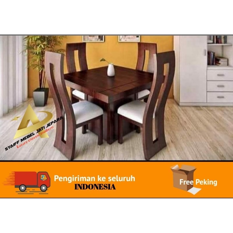 Kursi makan minimalis jok Meja makan minimalis modern