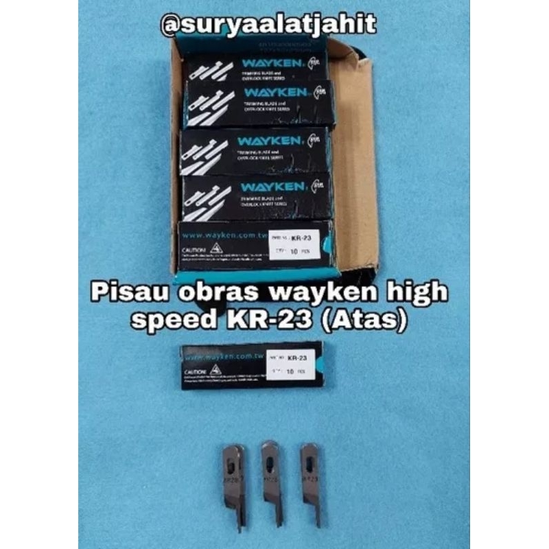 Pisau obras wayken High Speed KR-23 (Atas) =Rp.9.500/1pcs