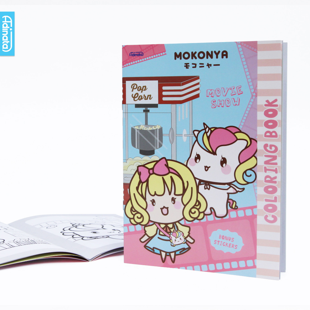 

Mokonya Coloring Book L 2350-4111 / Buku Mewarnai / Buku Aktivitas anak / Adinata