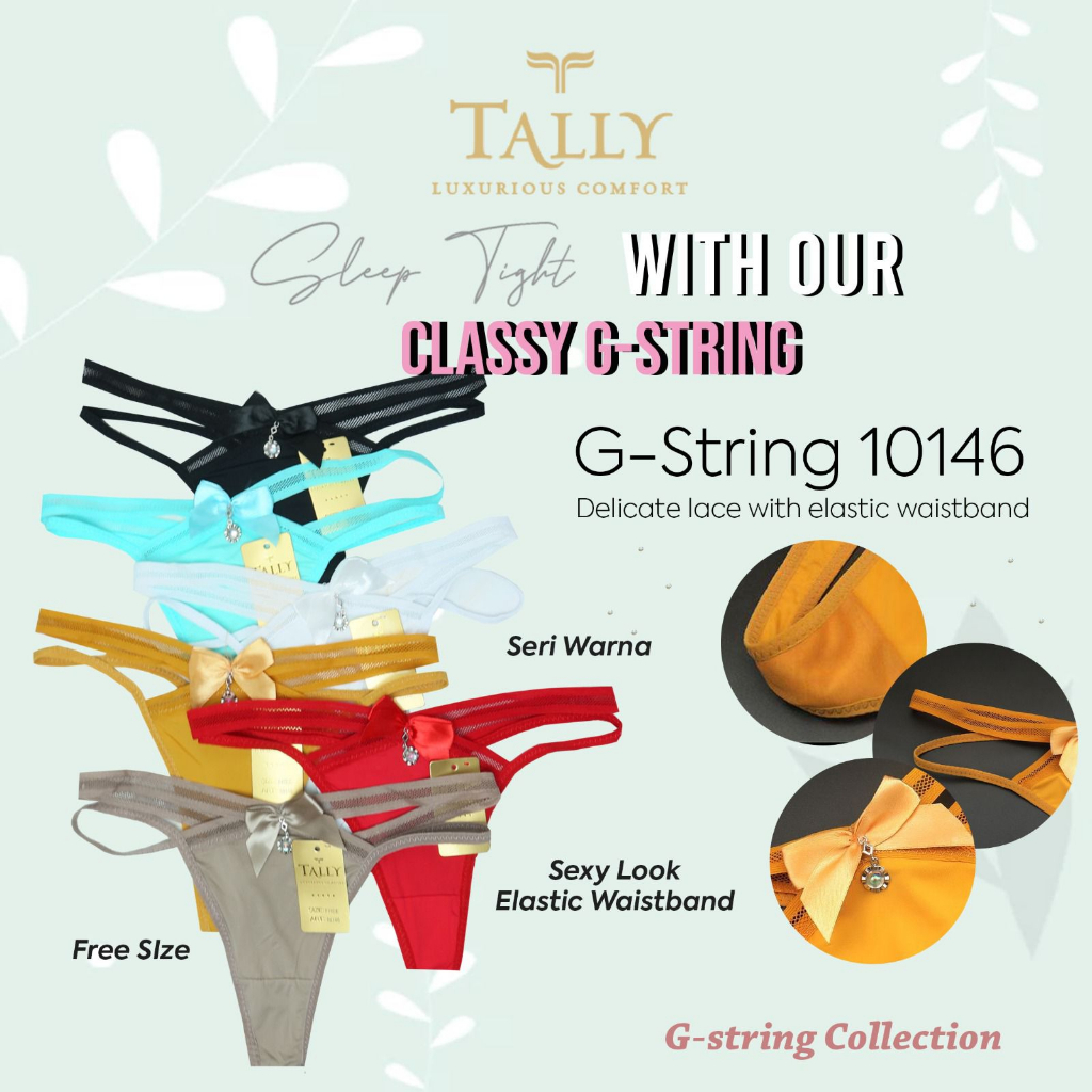 TALLY CD CELANA DALAM G-STRING / GSTRING 10146 I FREE SIZE