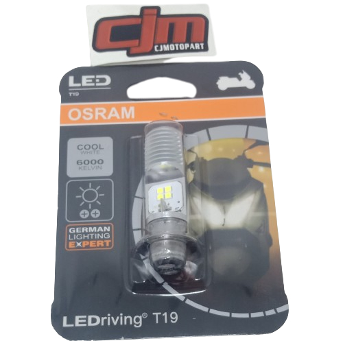 LAMPU LED OSRAM K1 T19 12V 5/6W MOTOR BEBEK DAN MATIC ORIGINAL