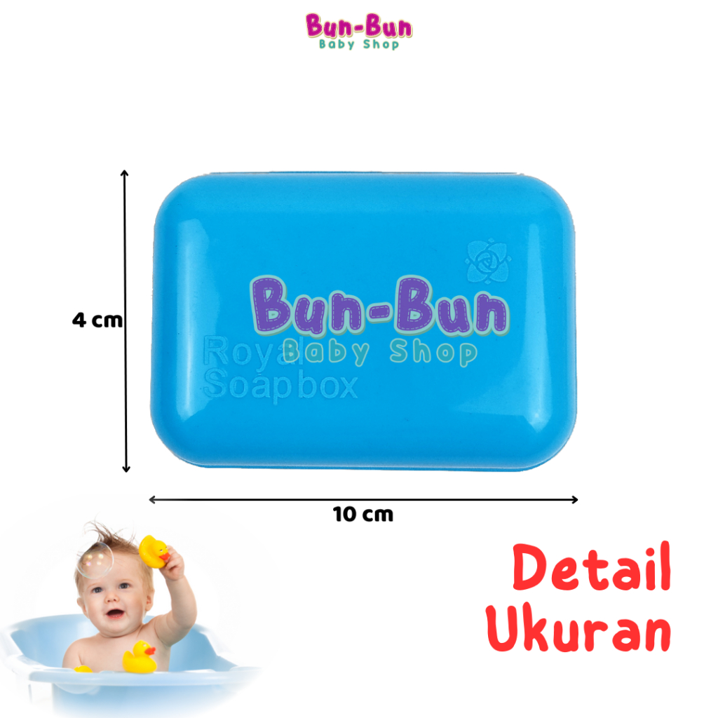 Tempat Sabun Batang Body Soap Case Anti Pecah Kotak Wadah Perlengkapan Mandi Perabotan Rumah Tangga Perawatan Bayi Baru Lahir Baby New Born Newborn Murah Bunbunbabyshop